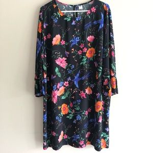 Old Navy black floral dress size XL